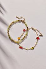Load image into Gallery viewer, Fruit Inline Charm Anklet