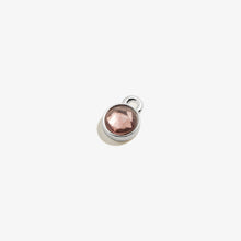 Load image into Gallery viewer, Light Amethyst Hoop Earring Charm