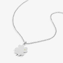Load image into Gallery viewer, Four-Leaf Clover Necklace, 21"