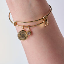 Load image into Gallery viewer, 'The Best Is Yet To Come' Duo Charm Bangle