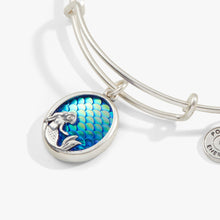Load image into Gallery viewer, Iridescent Mermaid Charm Bangle