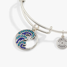 Load image into Gallery viewer, Wave Charm Bangle