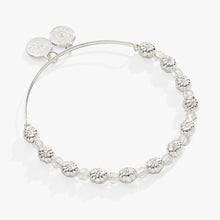 Load image into Gallery viewer, Pumpkin + Crystal Beaded Bangle