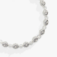 Load image into Gallery viewer, Pumpkin + Crystal Beaded Bangle