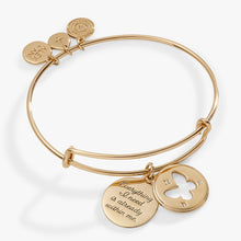 Load image into Gallery viewer, Hidden Message Butterfly Affirmation Bangle