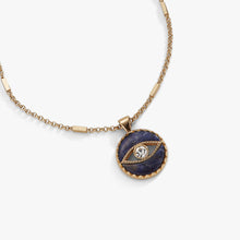 Load image into Gallery viewer, Sodalite Evil Eye Necklace