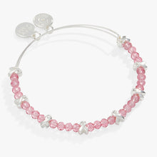 Load image into Gallery viewer, Breast Cancer Awareness Pink Ribbon Bangle
