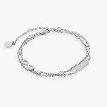 Load image into Gallery viewer, Sister Infinity Chain Double Strand Bracelet