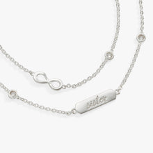 Load image into Gallery viewer, Sister Infinity Chain Double Strand Bracelet