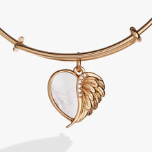 Load image into Gallery viewer, Wings of Protection Charm Bangle