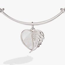 Load image into Gallery viewer, Wings of Protection Charm Bangle