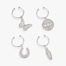 Load image into Gallery viewer, Good Vibes Wine Glass Charm Set of 4
