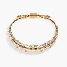 Load image into Gallery viewer, Crystal + Pearl Stranded™ Bracelet Set
