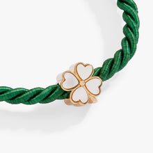 Load image into Gallery viewer, Four Leaf Clover Cord Bracelet