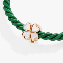 Load image into Gallery viewer, Four Leaf Clover Cord Bracelet