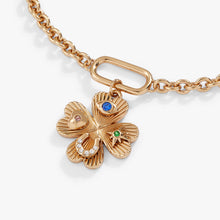 Load image into Gallery viewer, Lucky Four Leaf Clover Adjustable Bracelet