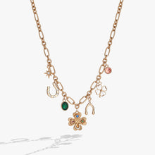 Load image into Gallery viewer, Lucky Four Leaf Clover Charm Necklace
