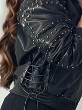 Load image into Gallery viewer, Leather Bomber Jacket