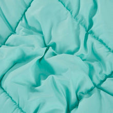 Load image into Gallery viewer, Twin/Twin XL Traditional Microfiber Reversible 3 Piece Comforter Set in Blue/Grey