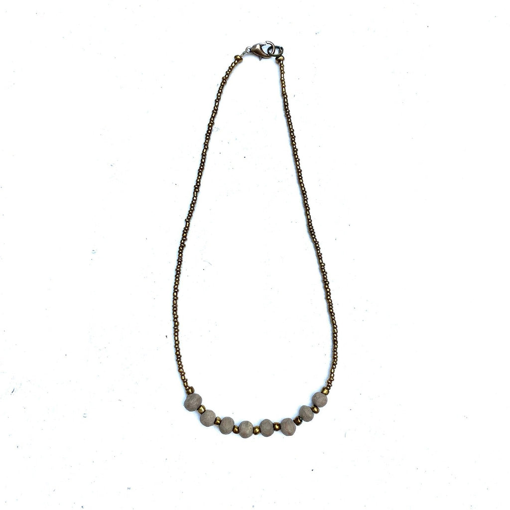 Antique Ceramic Necklace