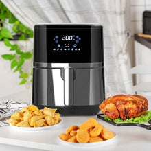 Load image into Gallery viewer, Silver/Black Multi-Function 4 in 1 Oven Air Fryer 4.7 QT