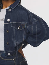 Load image into Gallery viewer, Denim Chain Link Jacket