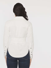 Load image into Gallery viewer, Twist Woven Shirt - White