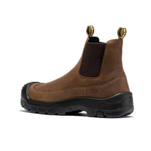 Load image into Gallery viewer, ROCKROOSTER Woodland Brown 6 inch Composite Toe Pull-on Leather Work Boots AK664