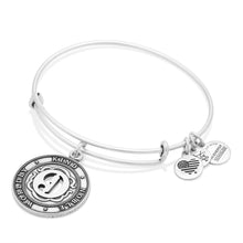Load image into Gallery viewer, Number 9 Charm Bangle Bracelet | Worldly, Kind, and Noble
