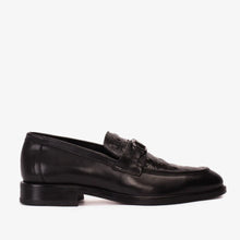 Load image into Gallery viewer, Amsterdam Black Bit Loafer Men Shoe