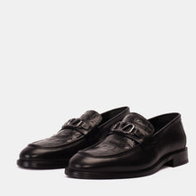 Load image into Gallery viewer, Amsterdam Black Bit Loafer Men Shoe