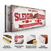 Load image into Gallery viewer, Sleigh Rides Christmas Sign IV