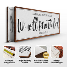 Load image into Gallery viewer, As For Me And My House We Will Serve The Lord Faith Sign II