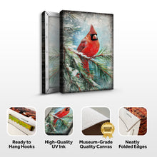 Load image into Gallery viewer, Vintage Cardinal Christmas Wall Art