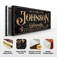 Load image into Gallery viewer, Personalized Family Sign X