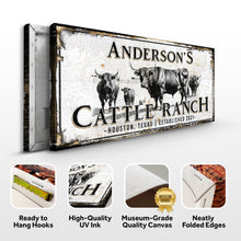 Load image into Gallery viewer, Personalized Cattle Sign