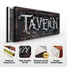 Load image into Gallery viewer, Potions, Spirits &amp; Brews Tavern Halloween Sign II