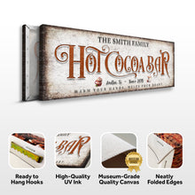 Load image into Gallery viewer, Hot Chocolate Christmas Bar Sign II