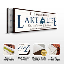 Load image into Gallery viewer, Personalized Lake Life Sign