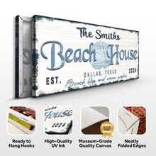 Load image into Gallery viewer, Personalized Beach House Sign IV