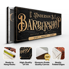 Load image into Gallery viewer, Personalized Barbershop Sign