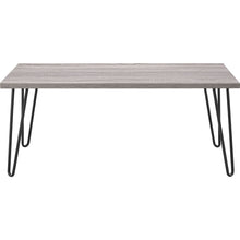 Load image into Gallery viewer, Modern Classic Vintage Style Coffee Table with Wood Top and Metal Legs