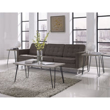 Load image into Gallery viewer, Modern Classic Vintage Style Coffee Table with Wood Top and Metal Legs