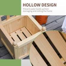 Load image into Gallery viewer, Solid Fir Wood Raised Garden Bed Planter Box with Trellis