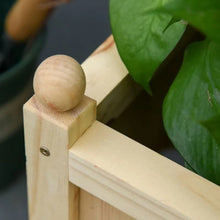 Load image into Gallery viewer, Solid Fir Wood Raised Garden Bed Planter Box with Trellis