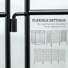 Load image into Gallery viewer, 4 Pack Steel Foldable Fence Trellis Panel Animal Barrier