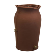 Load image into Gallery viewer, Terra Cotta 50-Gallon Plastic Urn Rain Barrel with Planter Top
