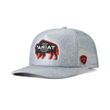 Load image into Gallery viewer, ARIAT Buffalo Patch (Grey) - Trucker Cap