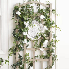 Load image into Gallery viewer, 76-inch Tall Mocha Tan Brown Vinyl Garden Trellis