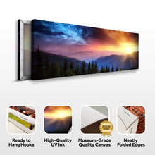 Load image into Gallery viewer, Purple And Sunrise Canvas Wall Art